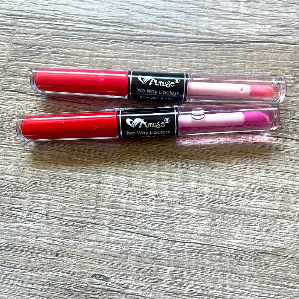 Set of 2 Amuse Lipgloss Set